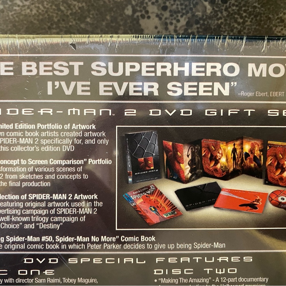 Spider-Man 2 Limited Edition Collector's DVD Gift set NEW still in wrapper - Picture 8 of 9